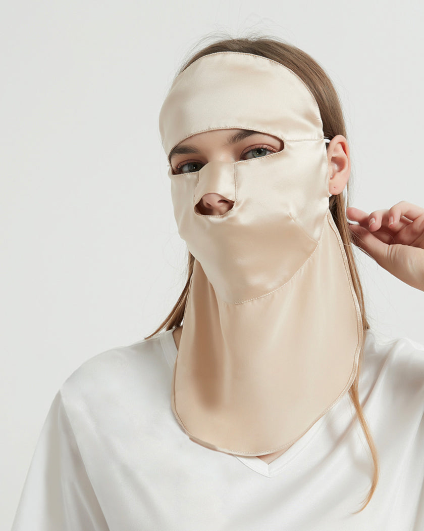 19 Momme Add Long Face Mask - OsorSilk