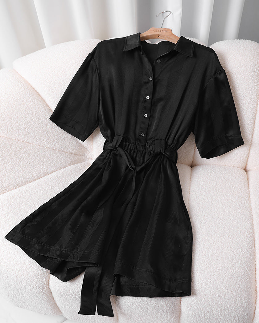 22 Momme Silk Crease Proof Dress - OsorSilk