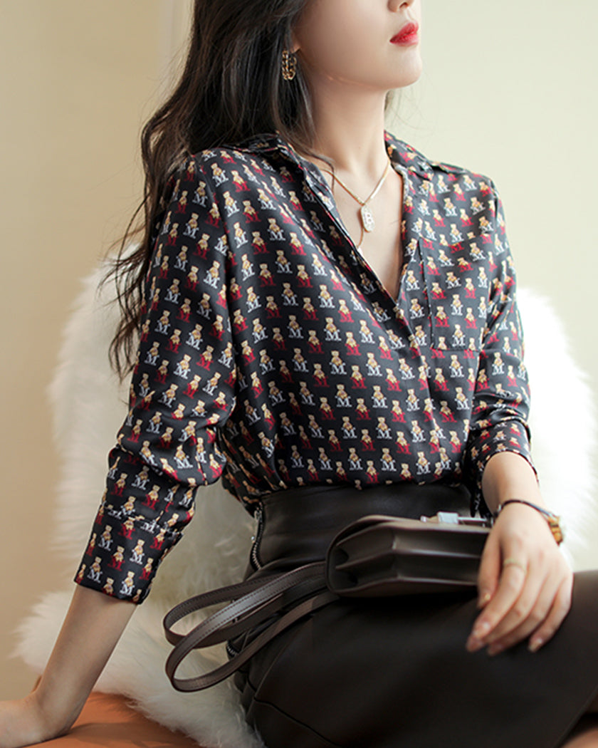 19 Momme Twill Silk Blouse