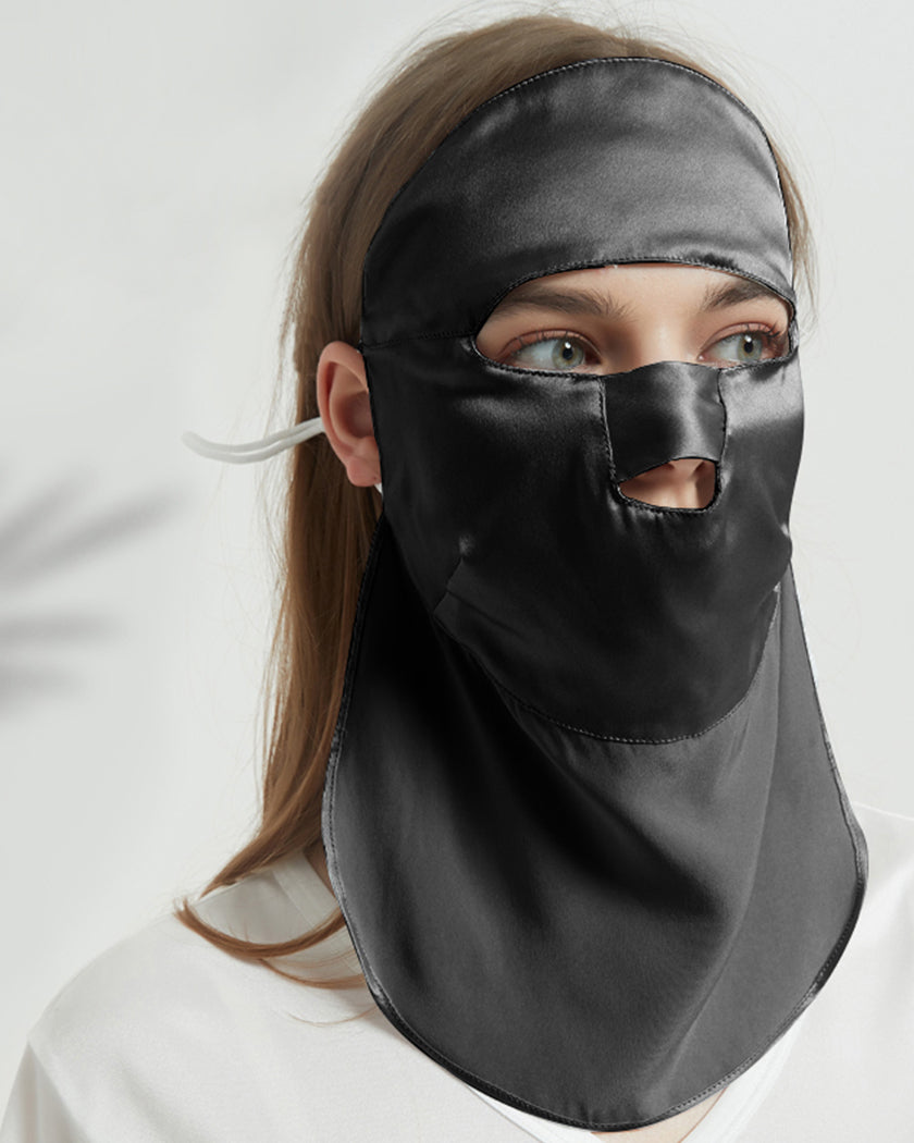 19 Momme Add Long Face Mask - OsorSilk