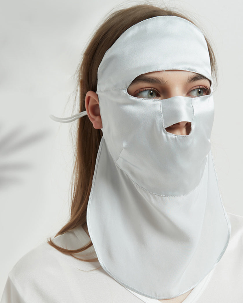19 Momme Add Long Face Mask - OsorSilk