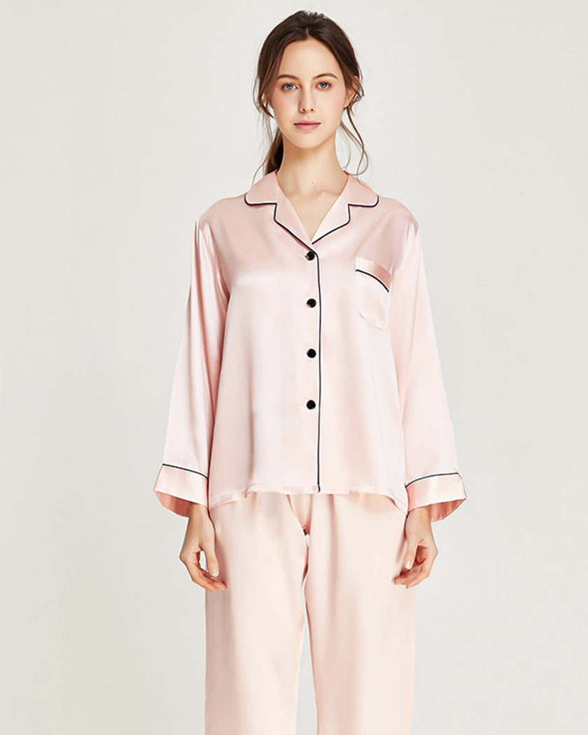 22 Momme Silk Summer Pajama Set - OsorSilk