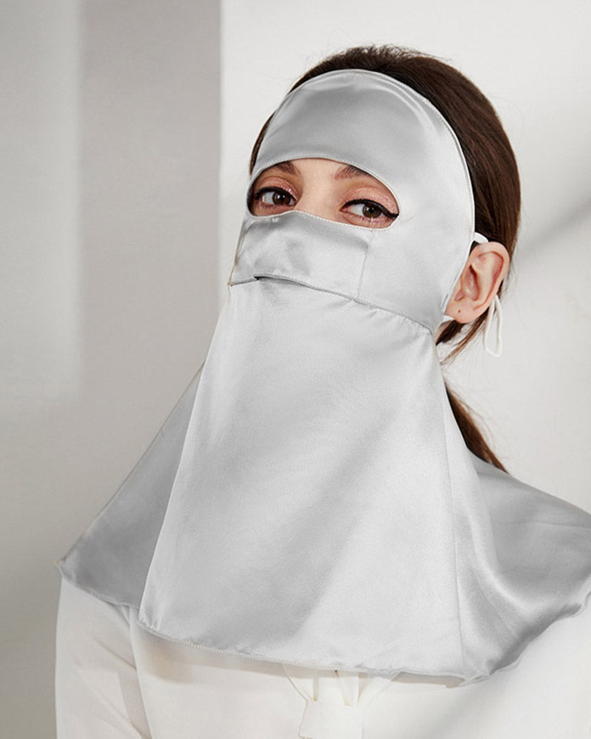 19 Momme Full Length Face Mask - OsorSilk