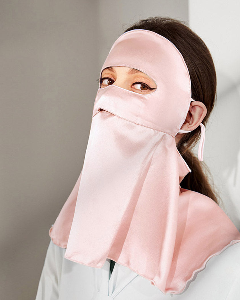 19 Momme Full Length Face Mask - OsorSilk